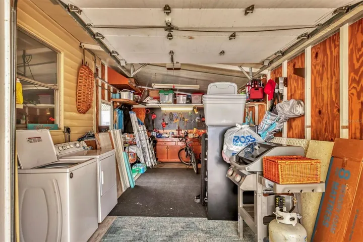 One Car garage/laundry room/workshop