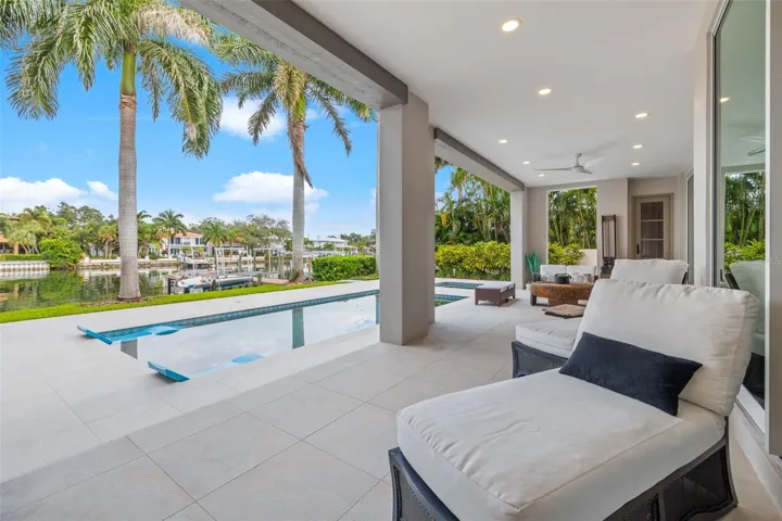 outdoor oasis, with outdoor kitchen