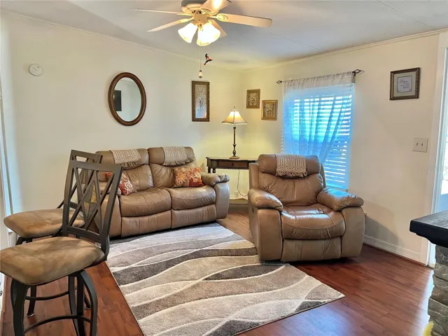 Leather furniture in Living Room