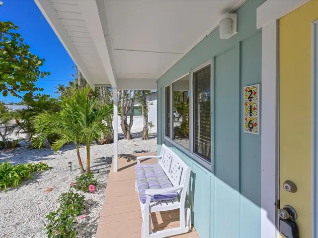 Private Porch off Primary Bedroom