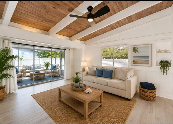 Living Area- Virtually Staged