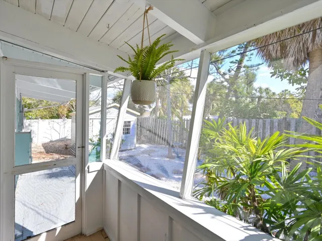 Side Porch leads to Front and Back Porches