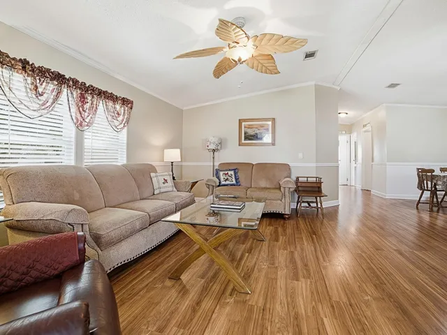 Living Room is open and spacious.