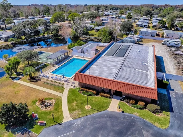 Club House and Pool.