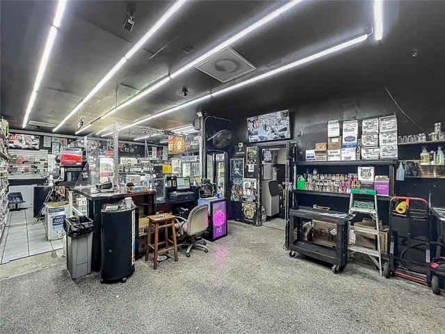 Secure Glass-Enclosed Liquor Inventory Area 4