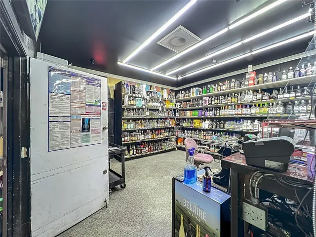 Secure Glass-Enclosed Liquor Inventory Area 1