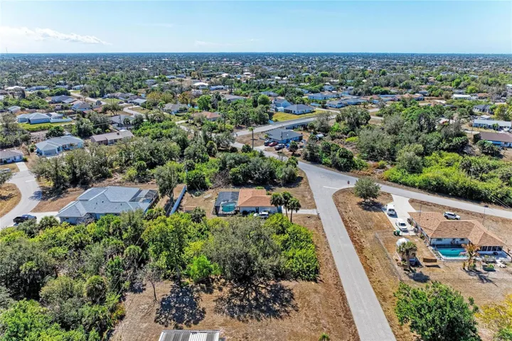 Aerial - Side of property South West View