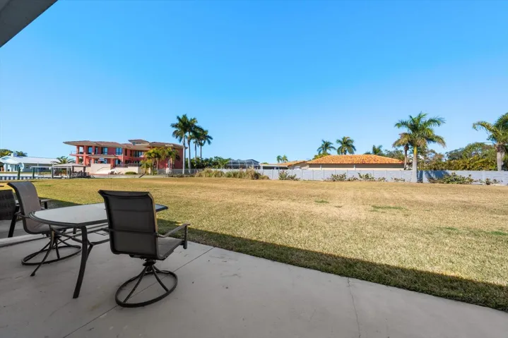 Nice and private greenspace out back with your rear patio