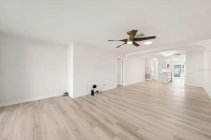 Open Living room, Dining room combo