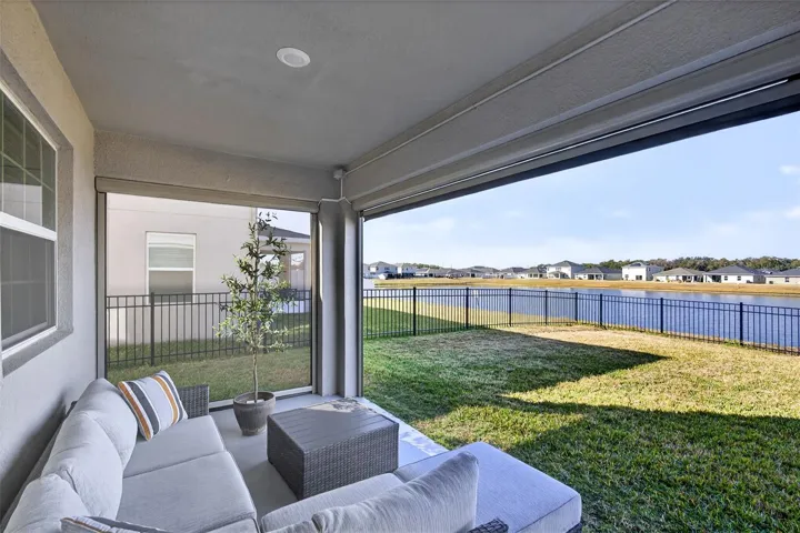 Covered Back porch!  Enjoy tranquility with no rear neighbors!