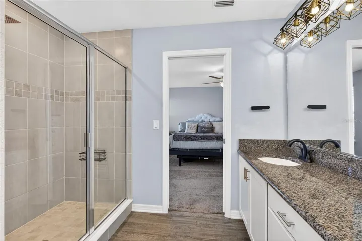 Primary bathroom - walk in shower