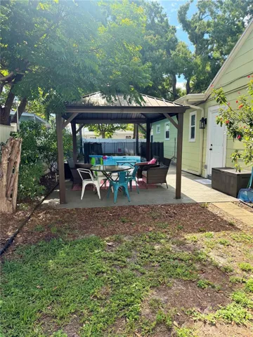 Another nice area within the fenced in backyard