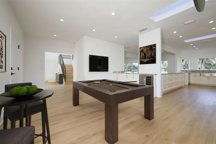 Family Room used as game room.