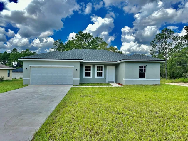 Large front yard