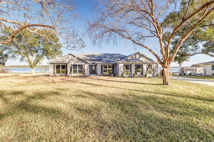 View from Side of Property facing pool and Lake Agnes