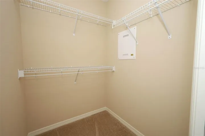 Primary walk-in closet