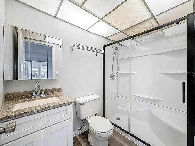 EN SUITE BATH WITH NEW SHOWER AND VANITY