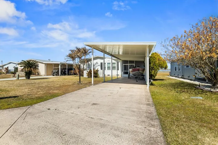 Large driveway