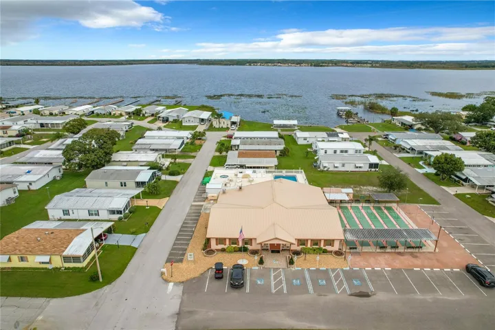 The clubhouse and amenities are located close to the home