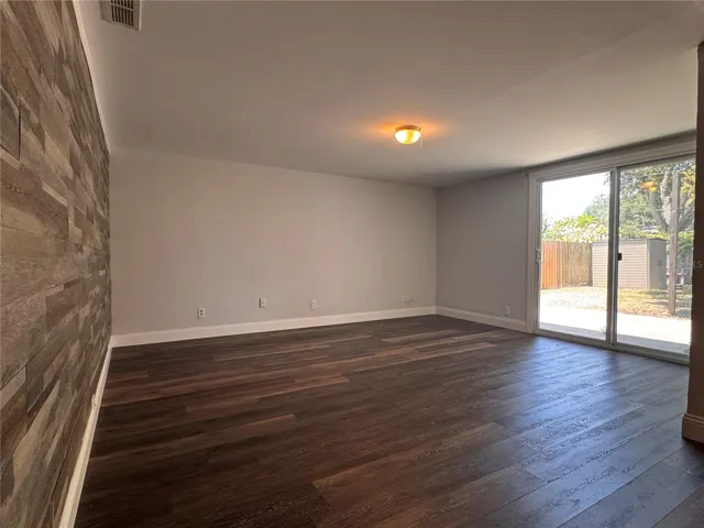 Back Living Space after Tenant Vacated