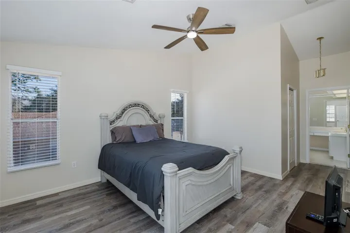 Second level Bedroom #1, with ensuite and walk-in closet.