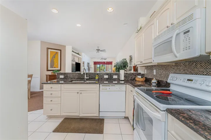 All kitchen appliances are included.