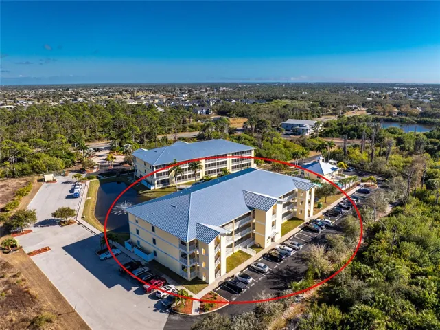 Aerial #1 - condo is on the first floor on the end