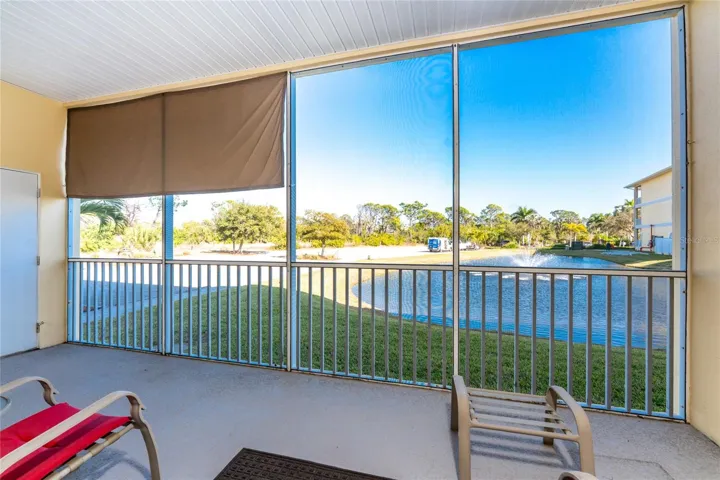 Screened lanai