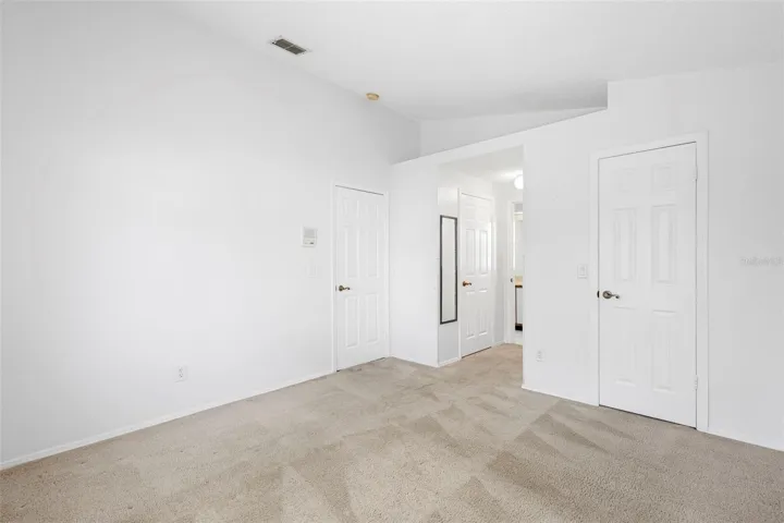 Double Primary Room Hallway to Bathroom