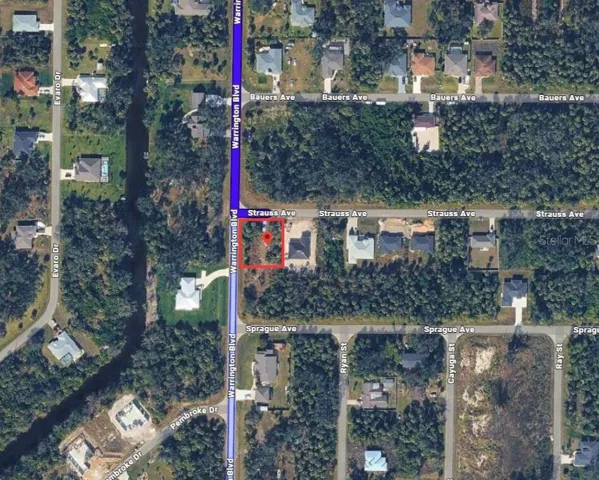 View of lot from Google Maps