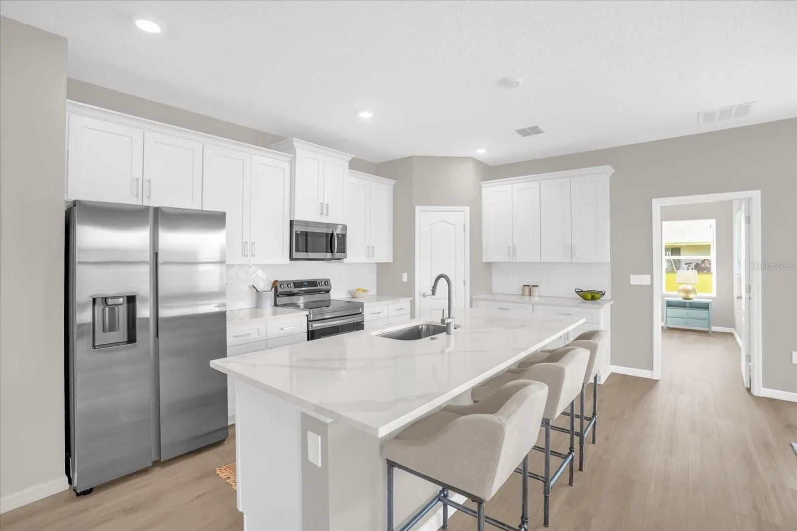 Similar floorplan, not exact home.