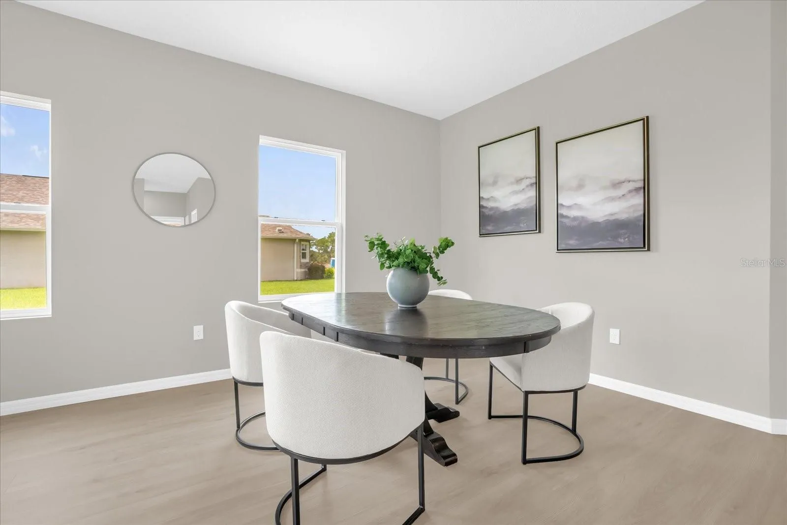 Similar floorplan, not exact home.