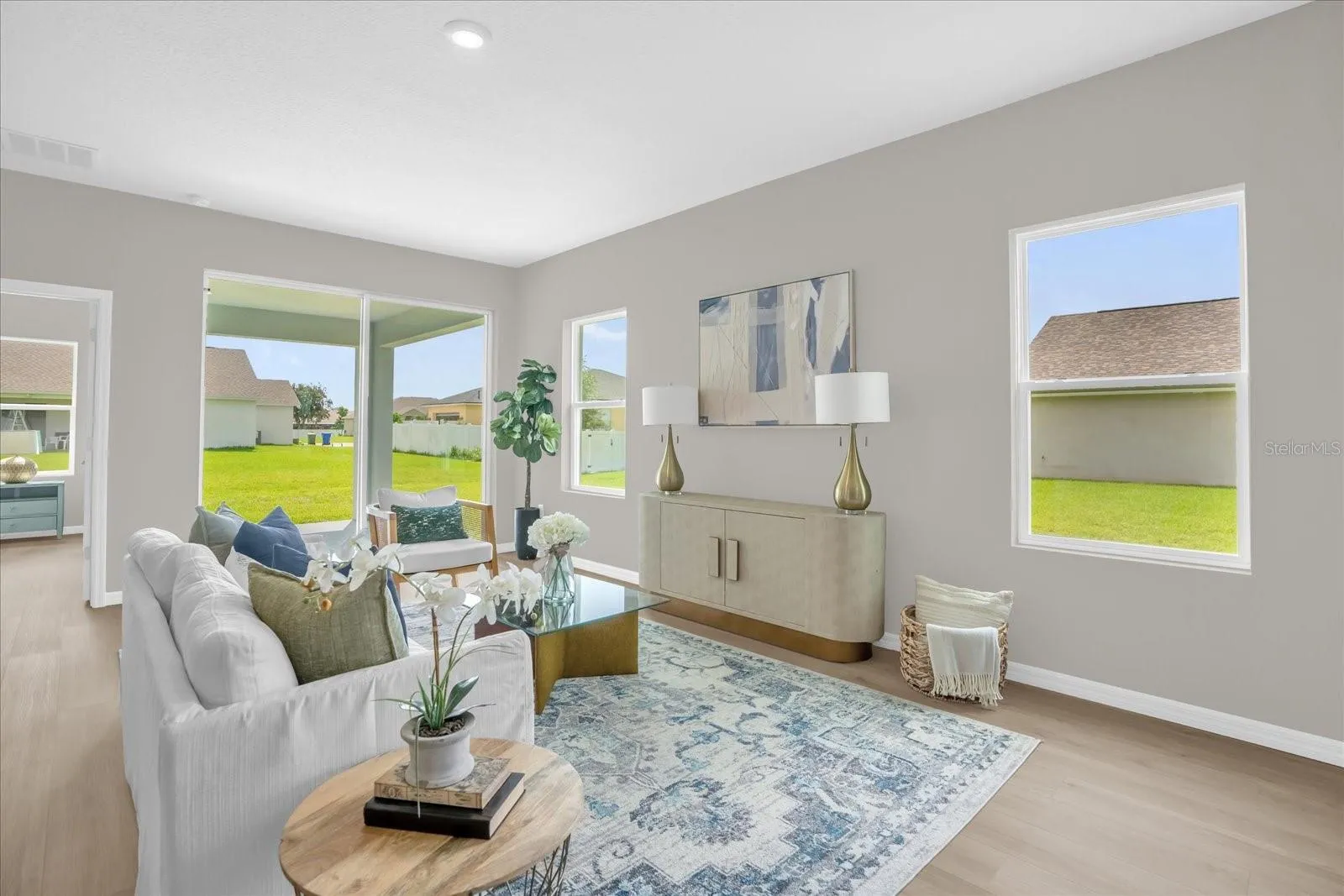 Similar floorplan, not exact home.