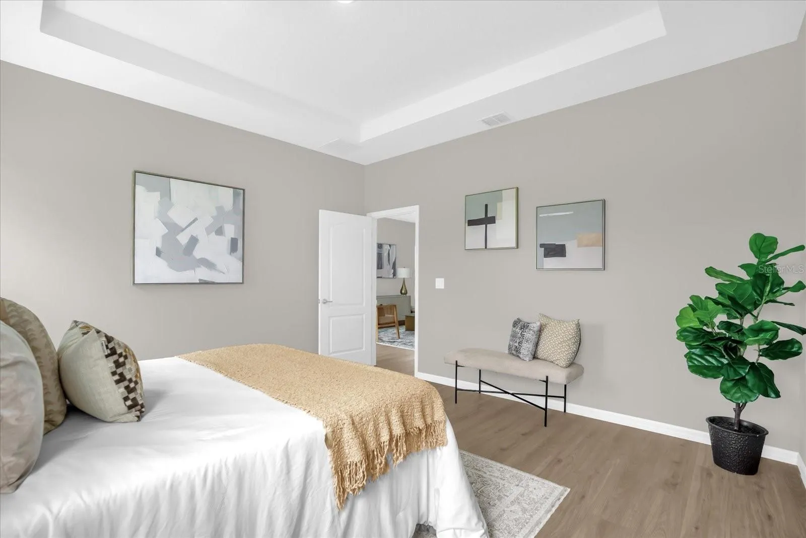 Similar floorplan, not exact home.