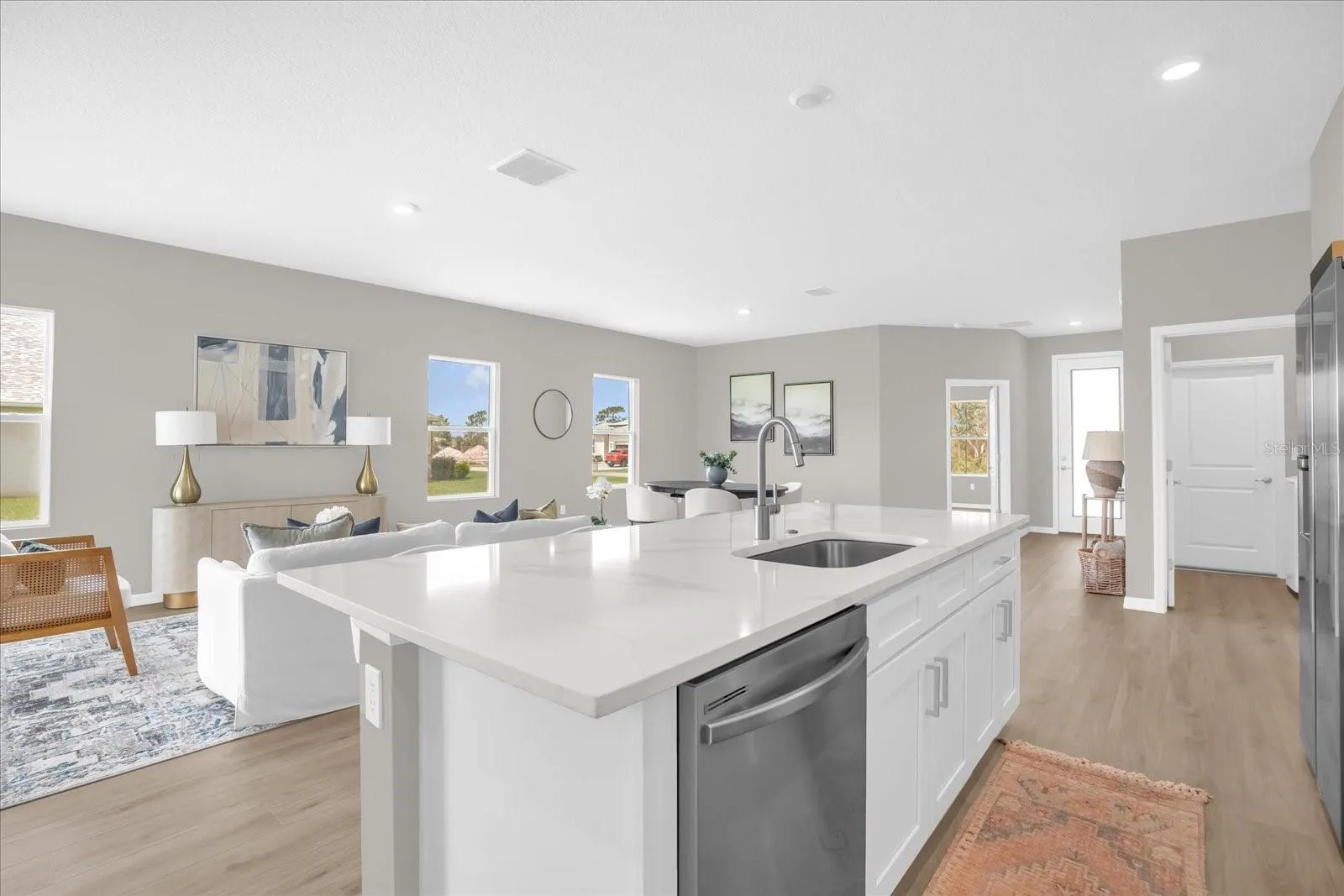 Similar floorplan, not exact home.