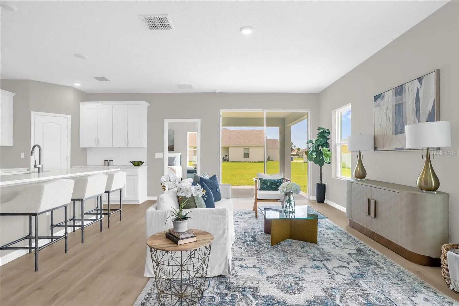 Similar floorplan, not exact home.