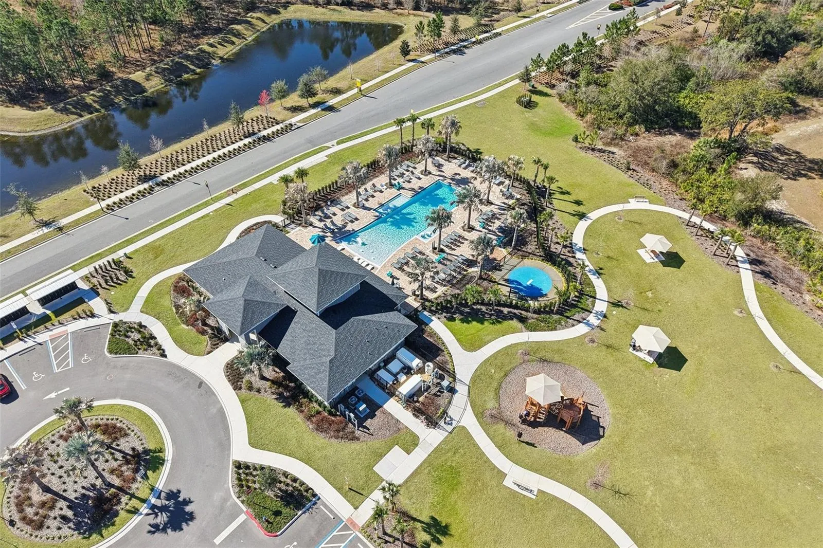 Aerial View Clubhouse
