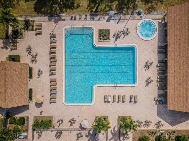 Aerial Photo of Community Pool & Spa