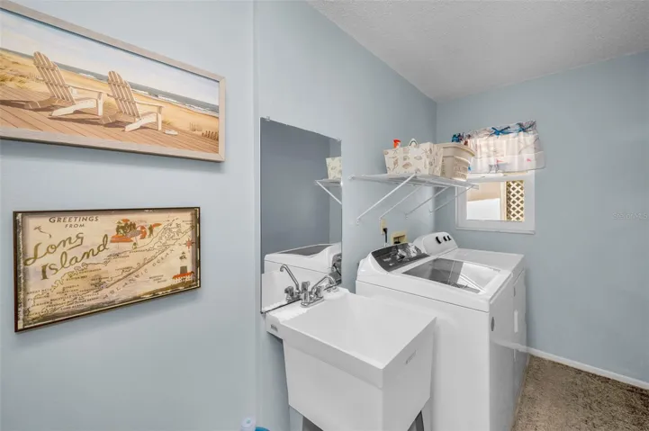 Indoor Laundry Room