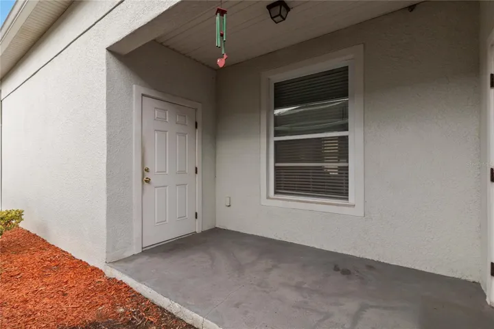 Back patio