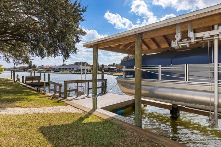 Boat house, lift and kayak dock