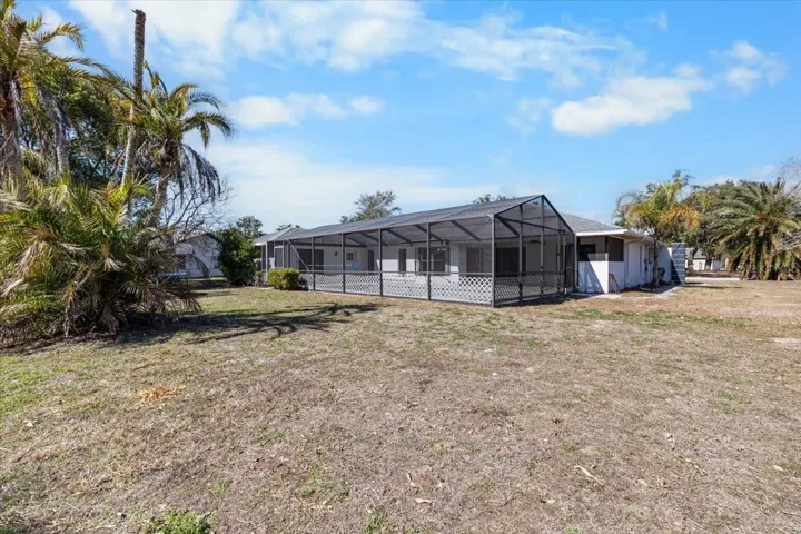 Spacious yard