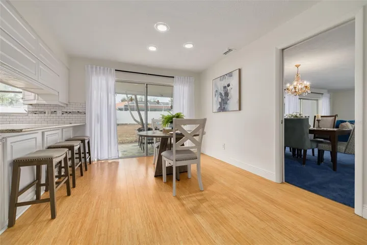 Dinette off kitchen