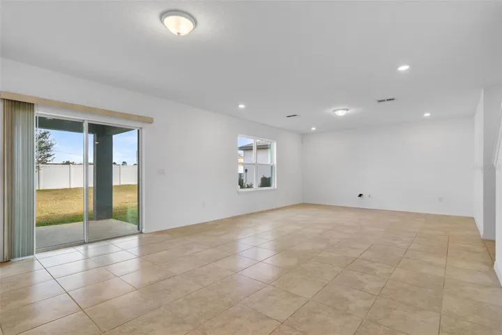 Living view from kitchen