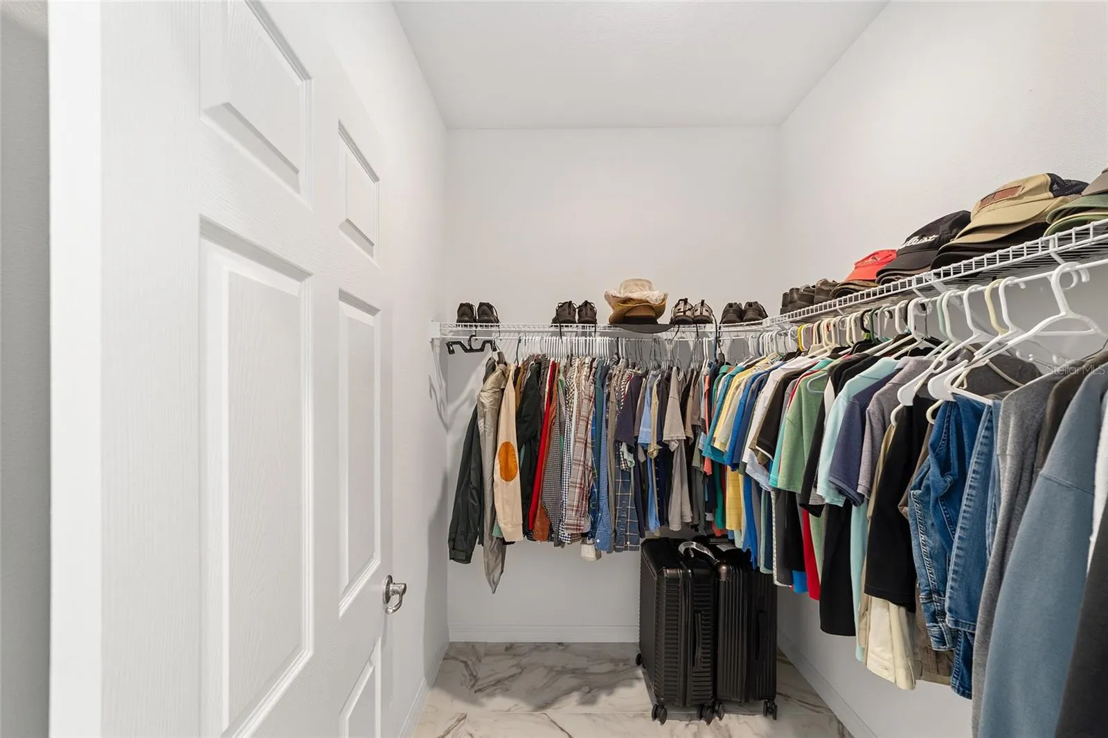 His closet