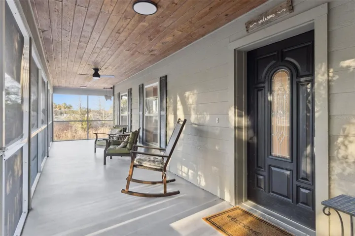 Screened in Wraparound Front Porch