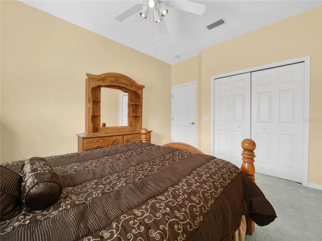 Guest Bedroom with Built in Closet