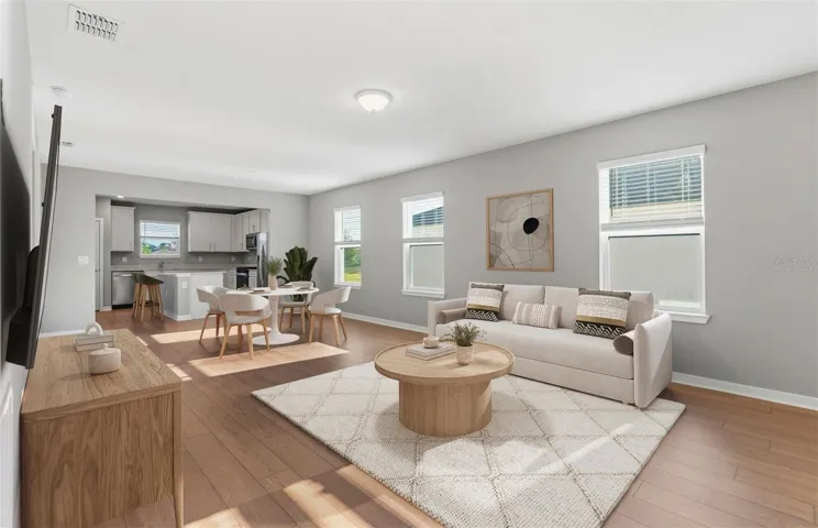 Virtually Staged - Open Gathering Room