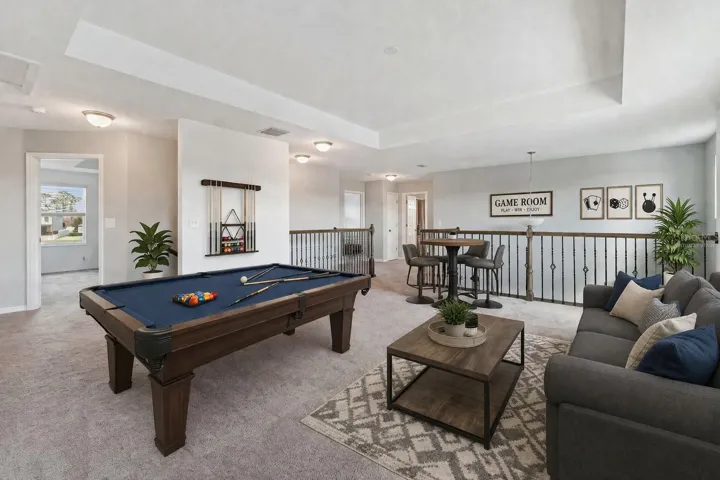 Virtually staged bonus room