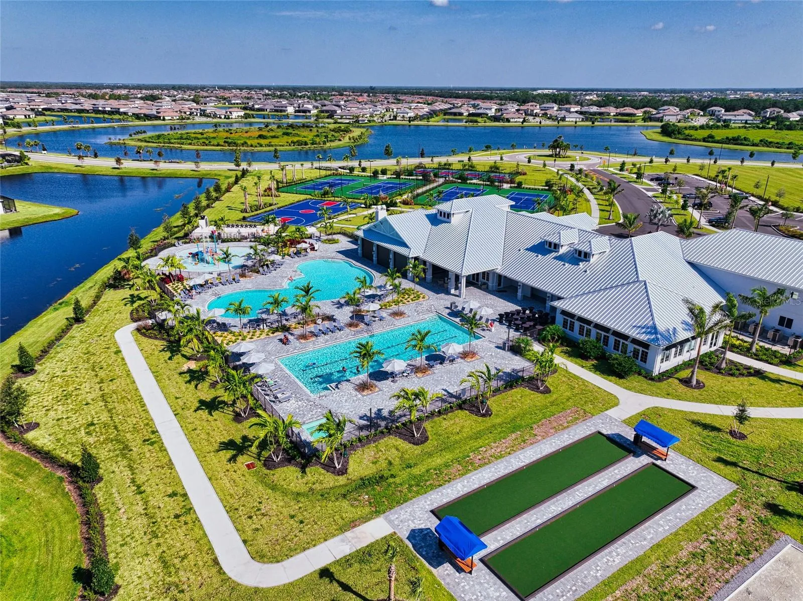 Resort Club House Aerial